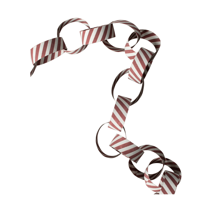 Garland guirlander stribet, Red-white DBKD