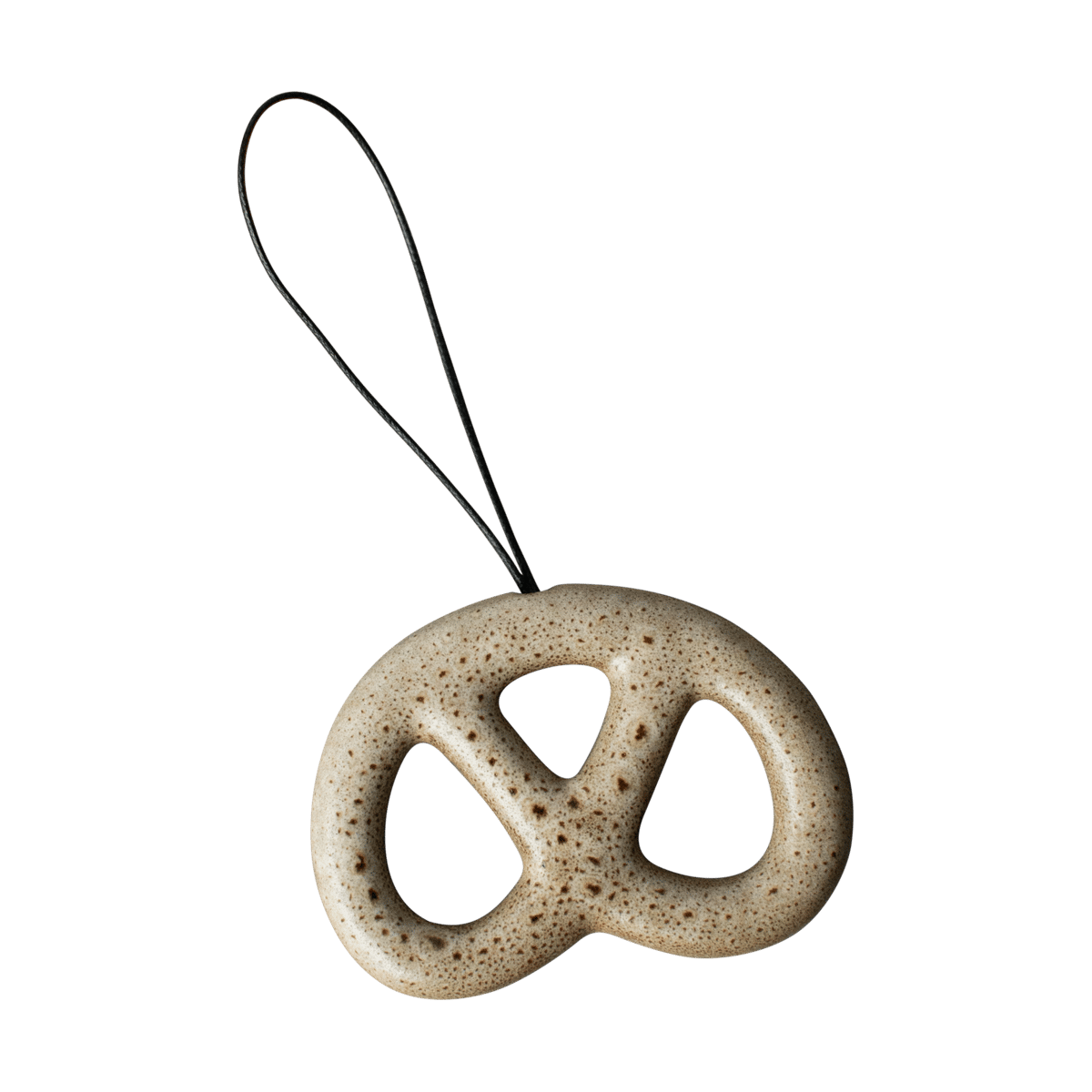 DBKD Hanging pretzel dekorationsophæng Beige