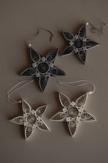 Paper star juleophæng 10,5 cm - Mole - DBKD