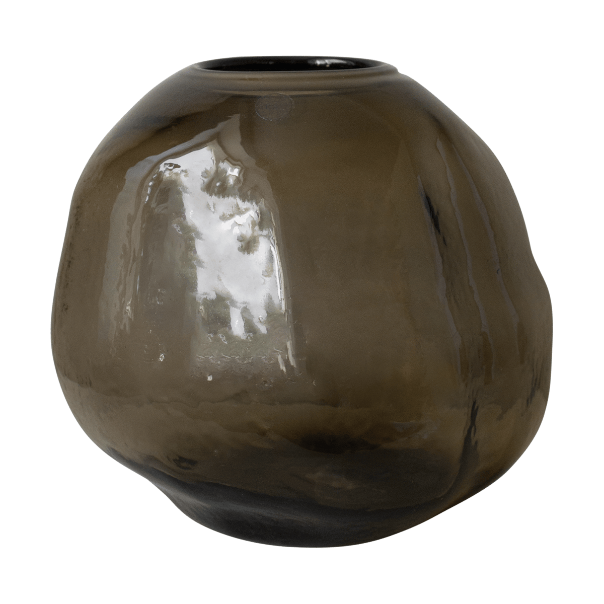 DBKD Pebble vase brun Stor Ø28 cm