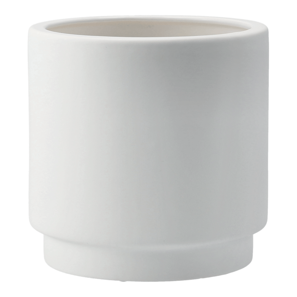 DBKD Solid krukke white Mellem Ø16 cm