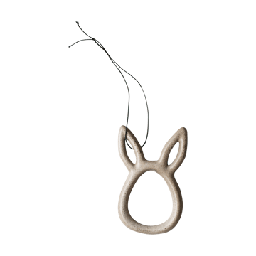 Sprinkle rabbit påskeophæng 8 cm - Beige - DBKD