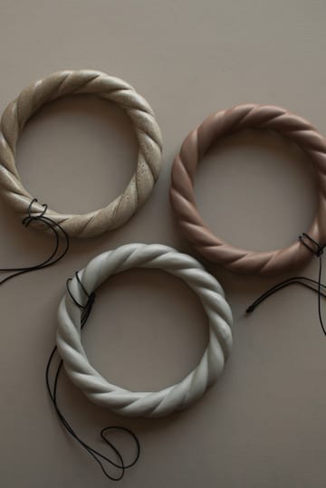 Twine krans Ø27 cm - Nougat - DBKD