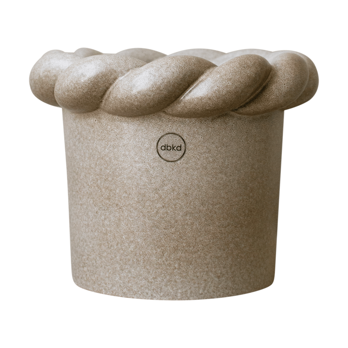 DBKD Twine krukke Ø14 cm Beige