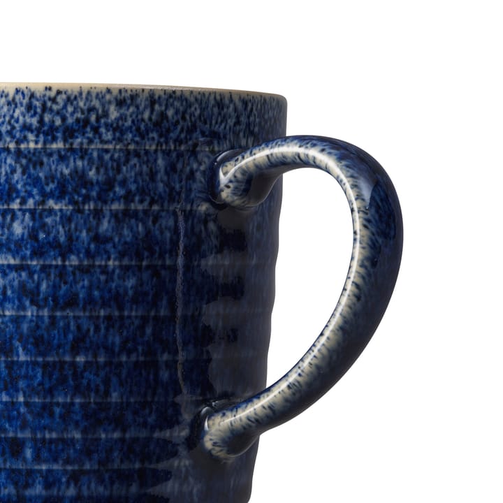 Studio Blue riflet krus 40 cl, Cobalt/Pebble Denby