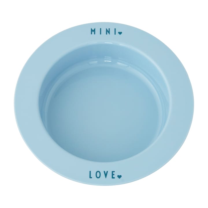 Design Letters dyb tallerken favorit mini
 - Light blue/Love - Design Letters