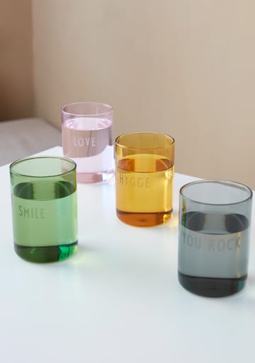 Design Letters favoritglas 35 cl - Smile/Green - Design Letters