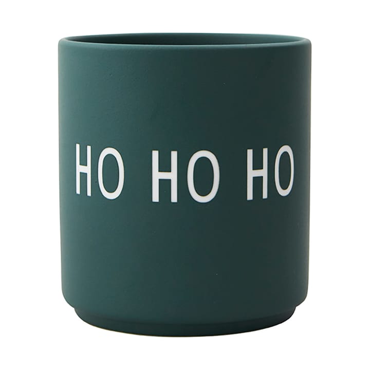 Design Letters favoritkop 25 cl - Ho ho ho-dark green - Design Letters