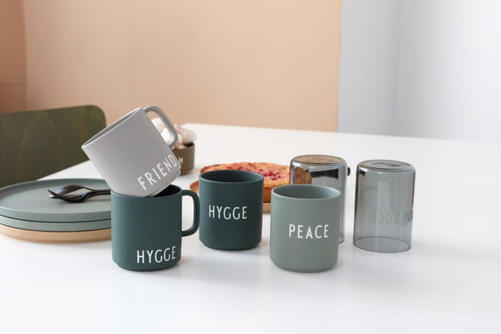 Design Letters favoritkop 25 cl, Hygge/Dark green Design Letters