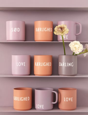 Design Letters favoritkop 25 cl - Kærlighed-peach - Design Letters