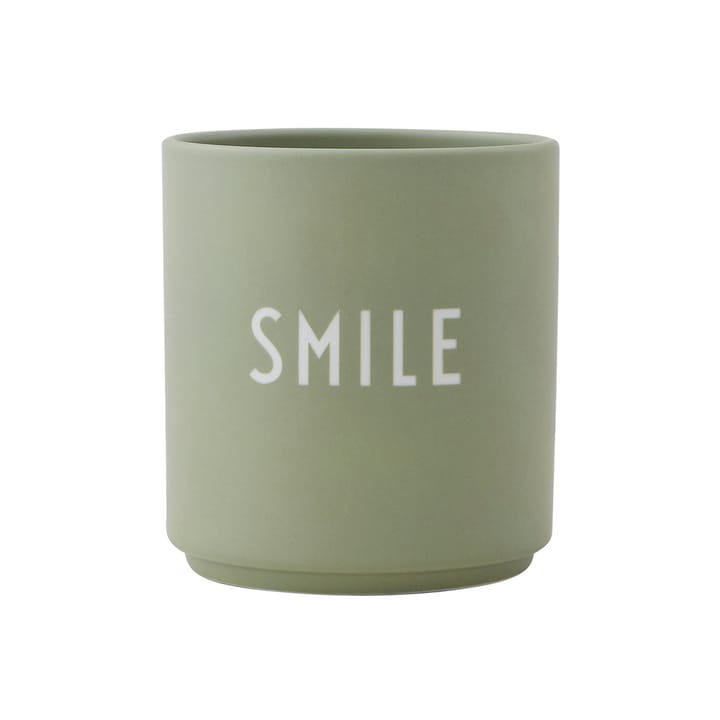 Design Letters favoritkop 25 cl - smile (Grøn) - Design Letters