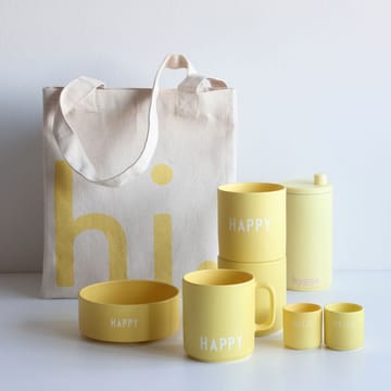 Design Letters favoritkop med hank 25 cl - Yellow - Design Letters