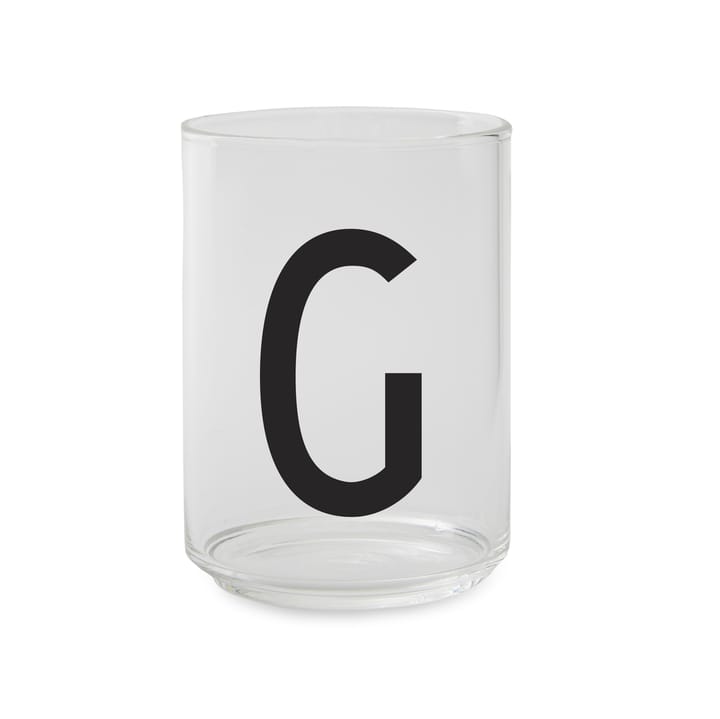 Design Letters glas, G Design Letters