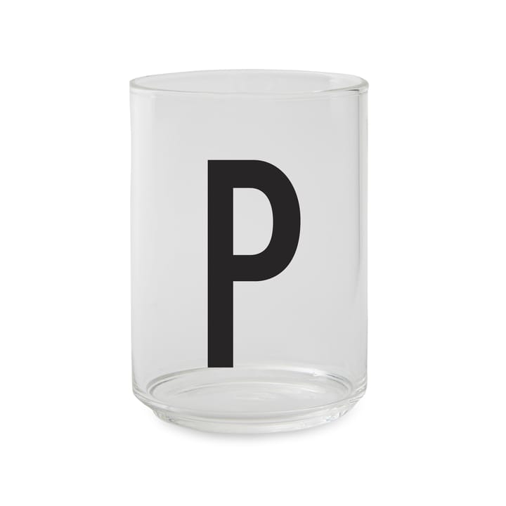 Design Letters glas, P Design Letters