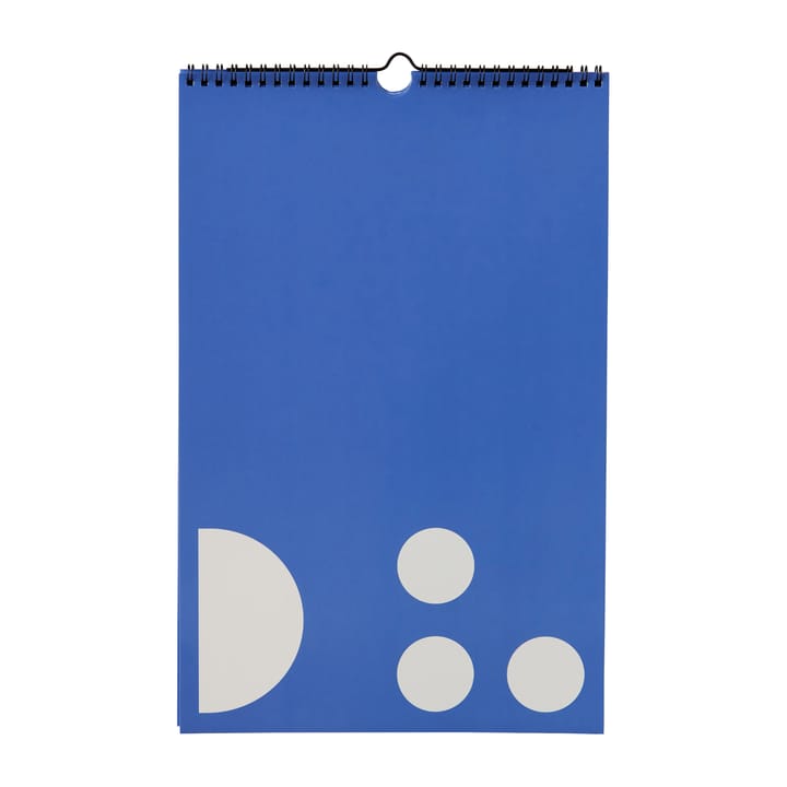 Design Letters månedsplan, Cobalt blue Design Letters