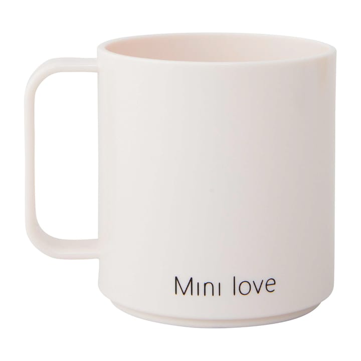 Design Letters Mini Love kop med hank, White Design Letters