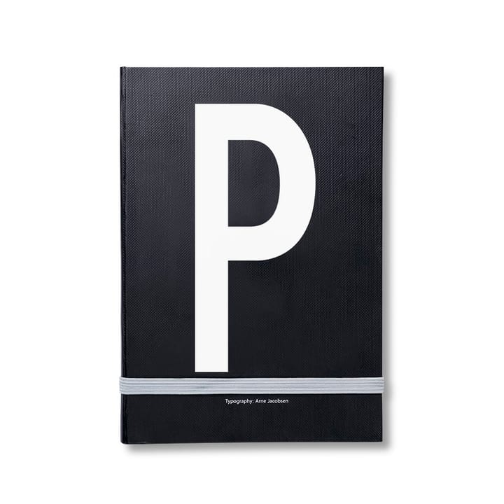 Design Letters personlig notesbog - P - Design Letters