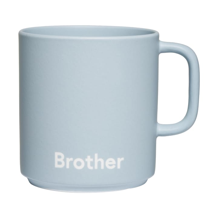 Design Letters VIP favoritkop med hank 25 cl, Brother-light blue Design Letters