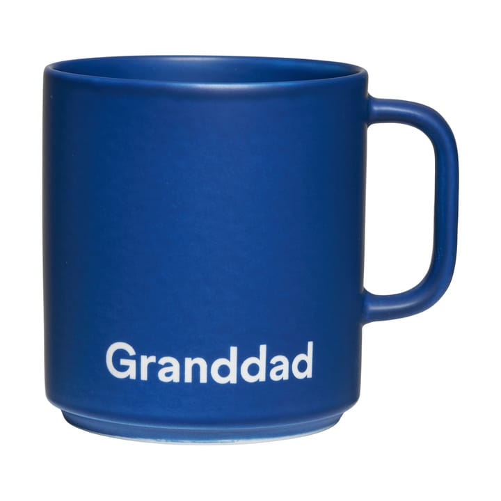 Design Letters VIP favoritkop med hank 25 cl, Granddad-midnight blue Design Letters