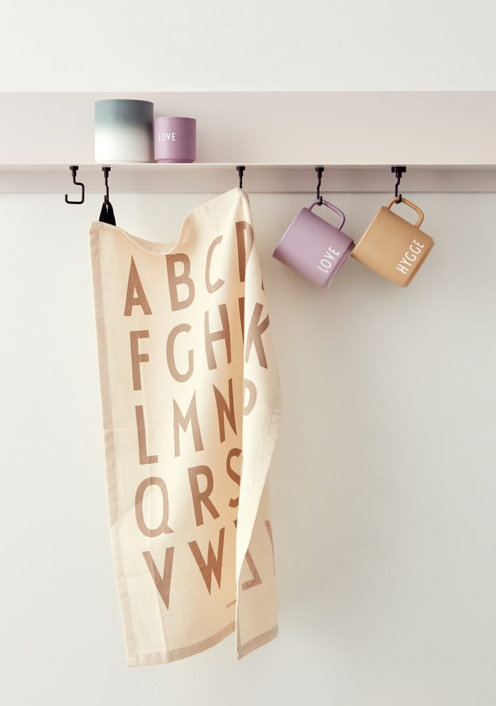 Design Letters viskestykke 40x60 cm pakke med to styk, Offwhite Design Letters