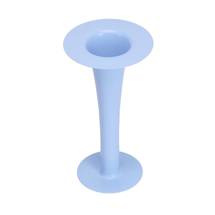 Trumpet 2-i-1 vase og lysestage 24 cm, Blue Design Letters
