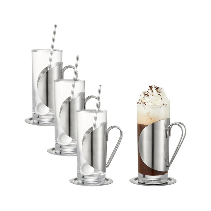 Darry irish coffee sæt - Glas/Rustfrit stål  - Dorre