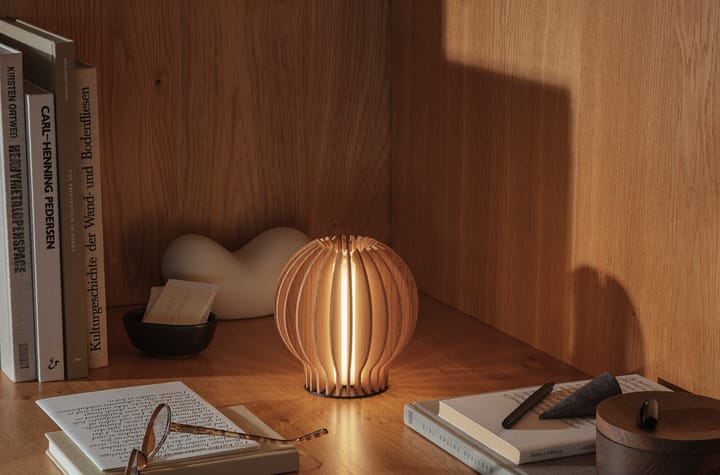 Eva Solo Radiant LED genopladelig lampe rund, Oak Eva Solo