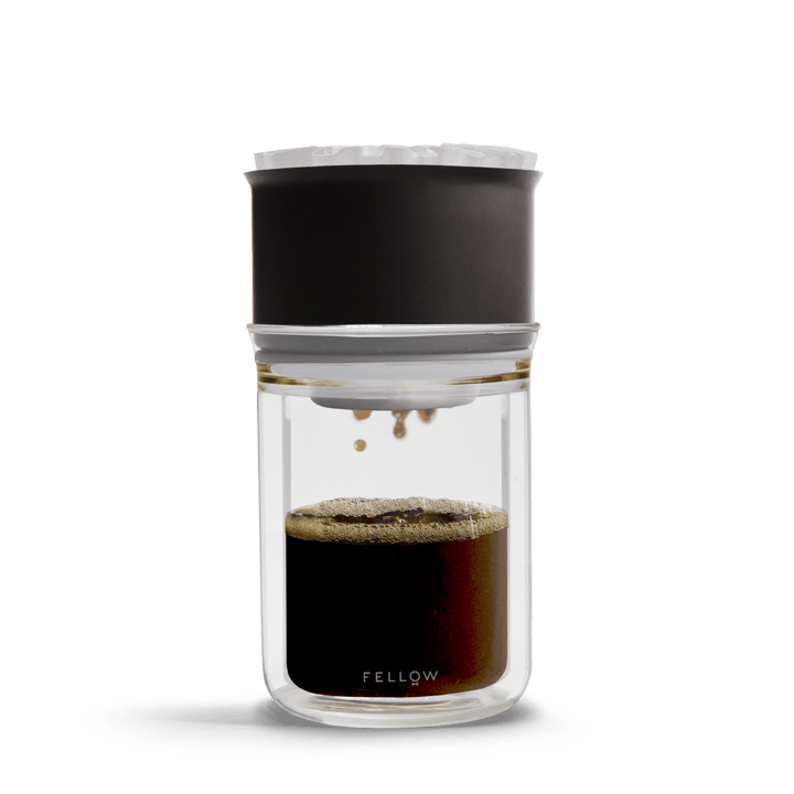 Stagg X Pour-Over Dripper, Matte black-clear glass Fellow