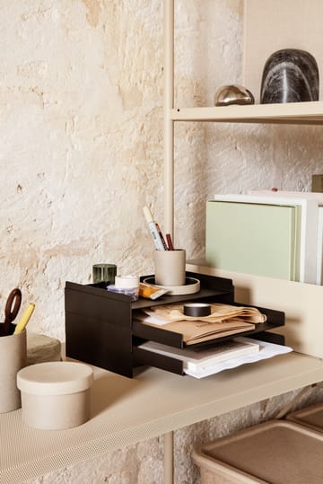 2x2 Organiser dokumentopbevaring - Sort - ferm LIVING