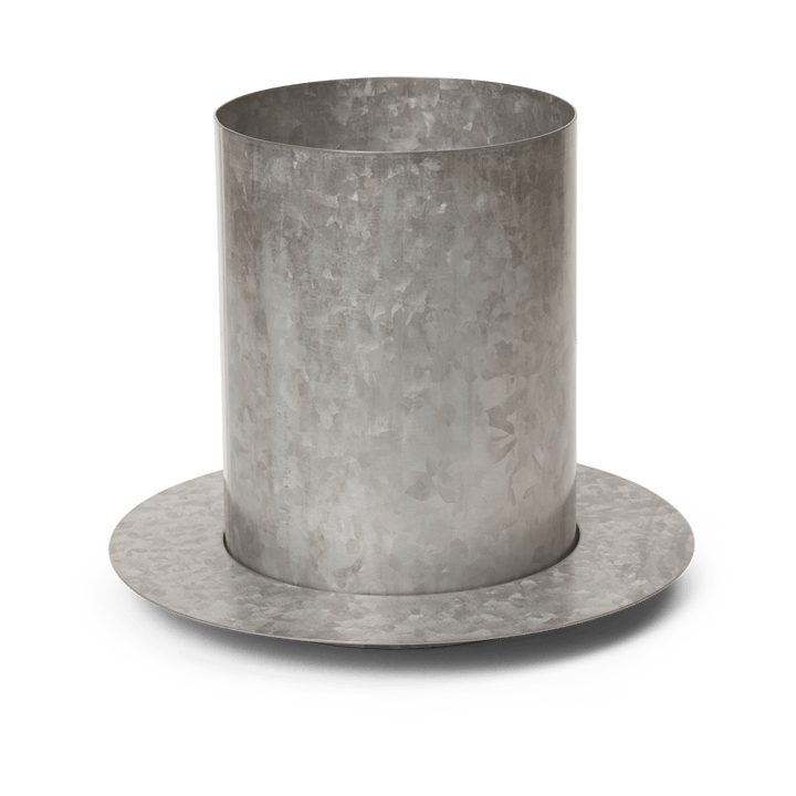 Auran urtepotte small 21 cm - Galvanized iron - Ferm Living