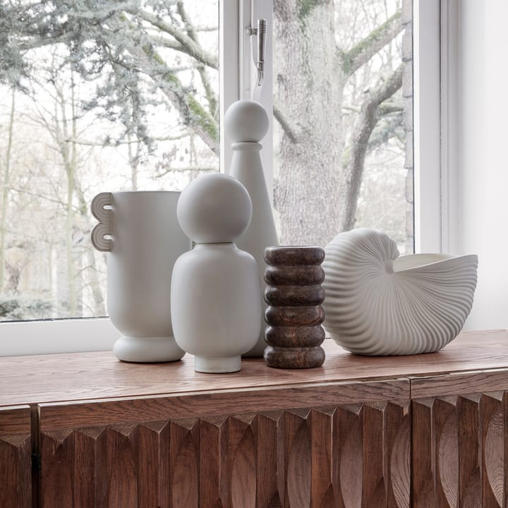 Bendum vase, Brun marmor ferm LIVING