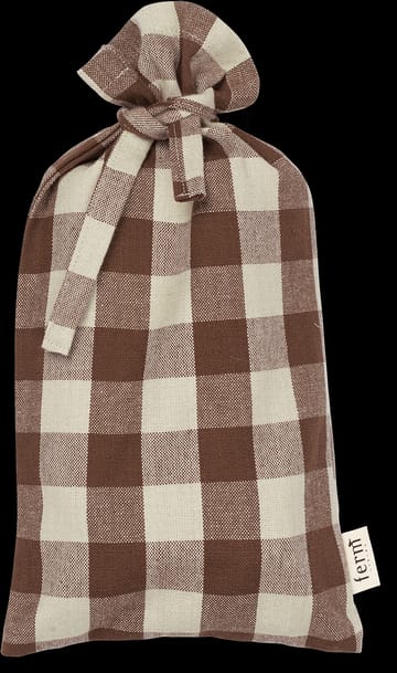 Bothy Check bomuldsservietter 40x40 cm 4-pak - Cinnamon-grey green - ferm LIVING