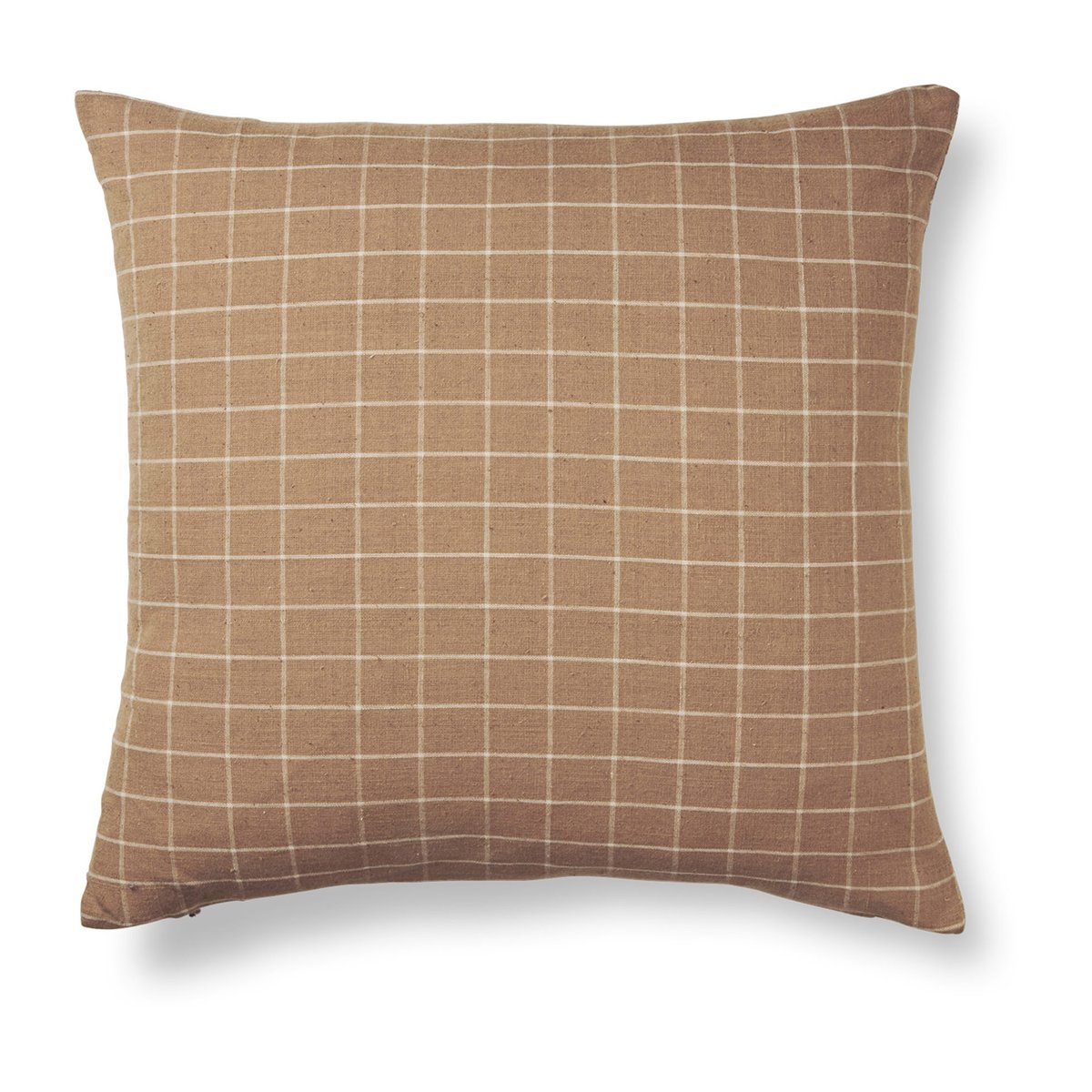 ferm LIVING Brown pude 50×50 cm Check