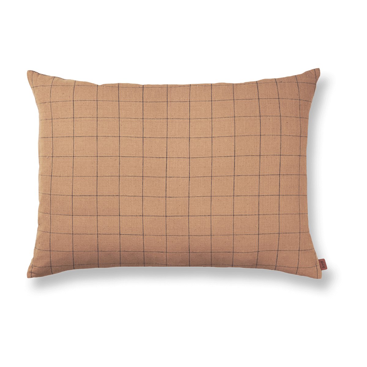 ferm LIVING Brown pude 60×80 cm Grid