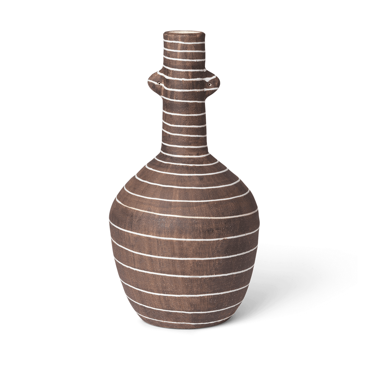 ferm LIVING Brura vase 32 cm Coffee-white