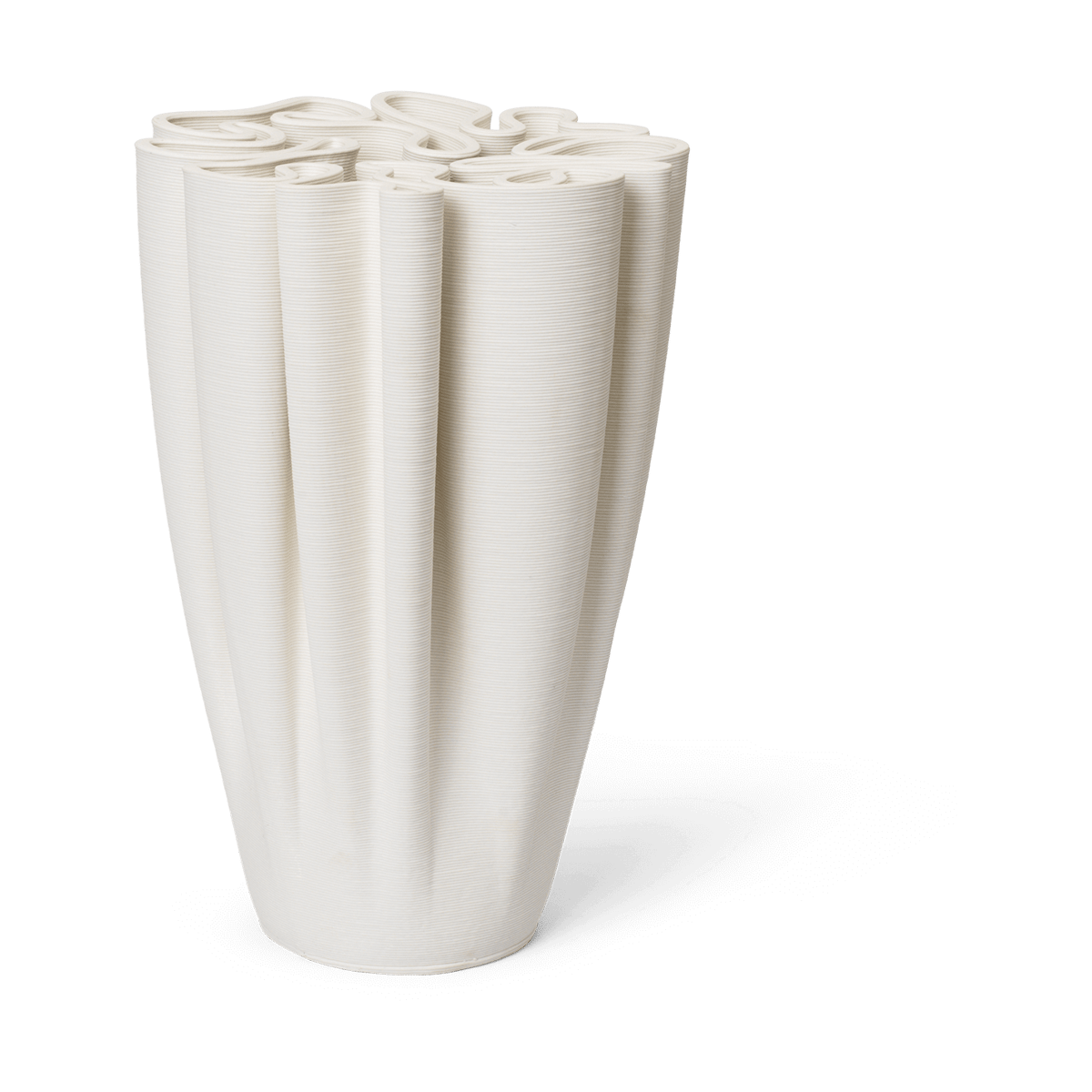 ferm LIVING Dedali vase Off-white