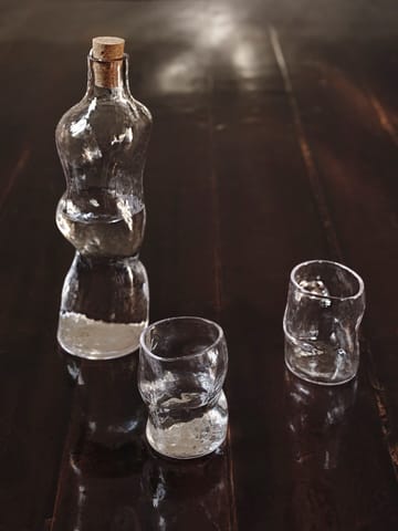 Dimple glas 27 cl 2-pak - Clear - ferm LIVING