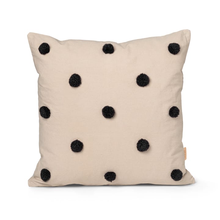 Dot pude 50x50 cm, Sand/Black ferm LIVING