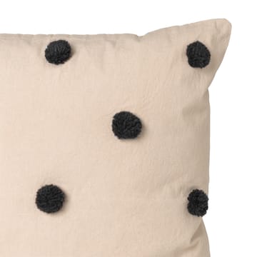 Dot pude 50x50 cm - Sand/Black - ferm LIVING