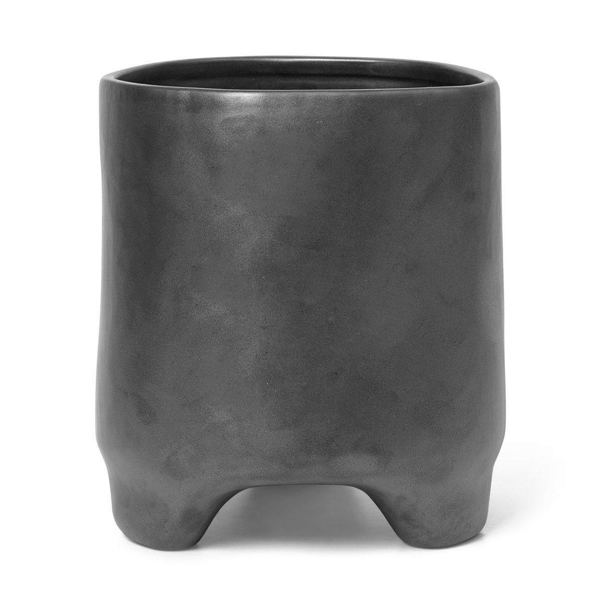 ferm LIVING Esca krukke black Ø17 cm