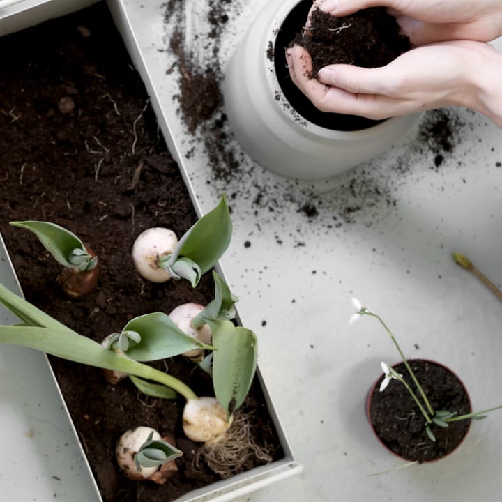 ferm LIVING plant box small, lysegrå ferm LIVING