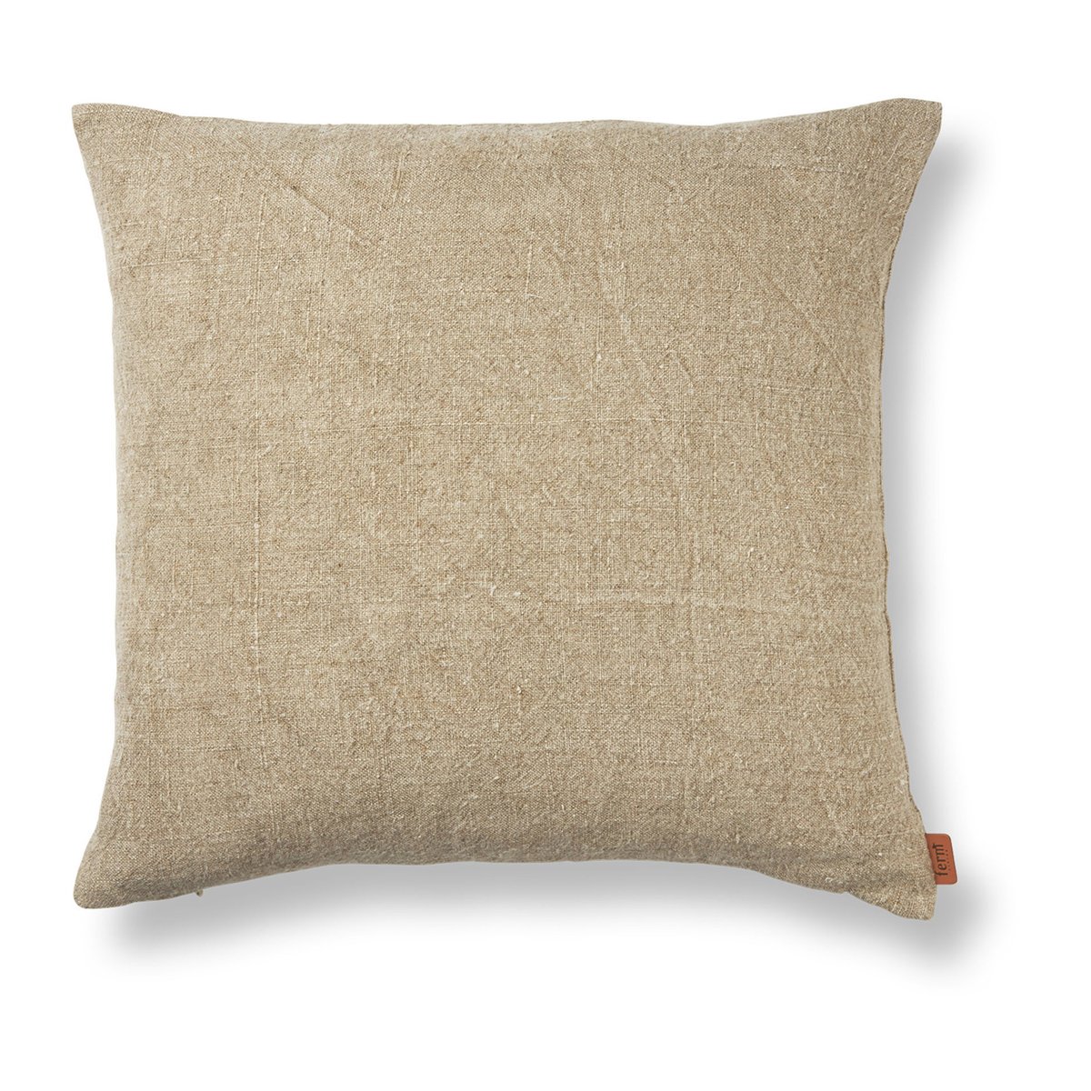 ferm LIVING Heavy Linen pude 50×50 cm Natural