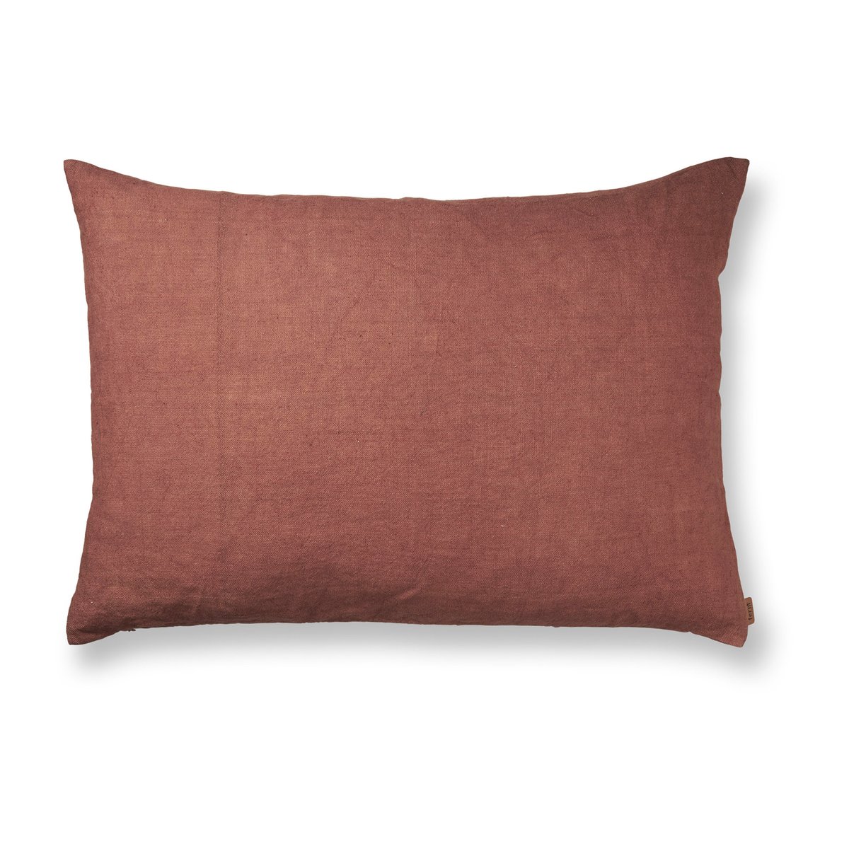 ferm LIVING Heavy Linen pude 60×80 cm Berry Red