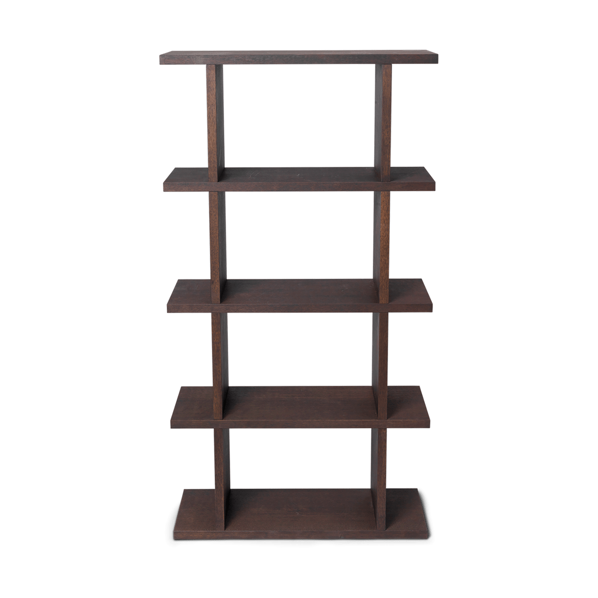 ferm LIVING Kona bogreol 1×4 Dark stained