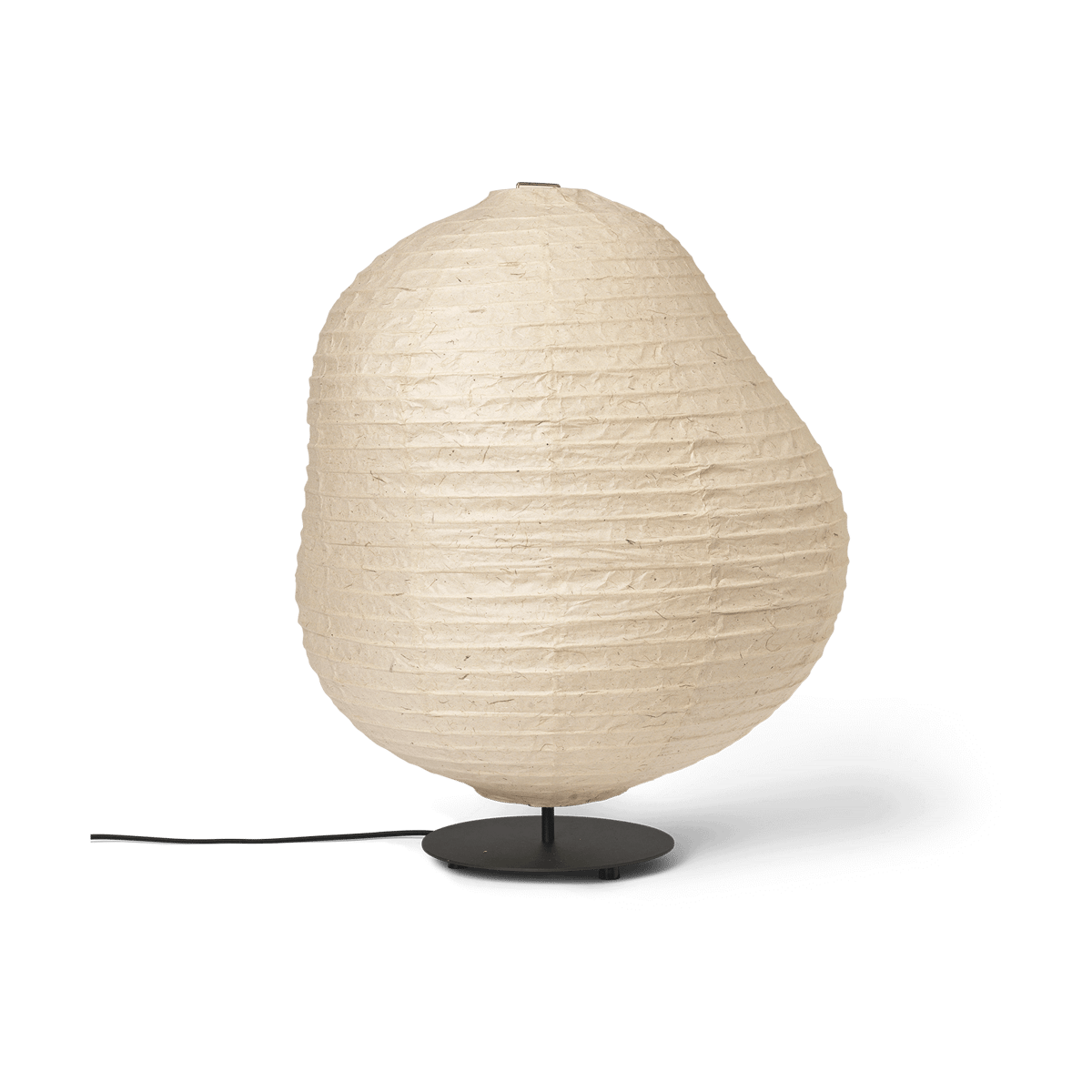 ferm LIVING Kurbis gulvlampe low Natural-black