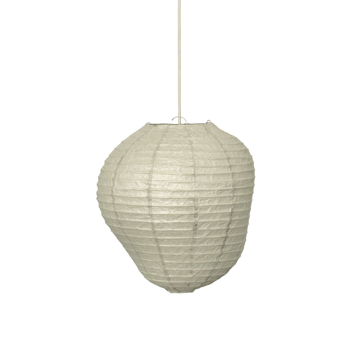 ferm LIVING Kurbis lampeskærm 40 cm Dark sage