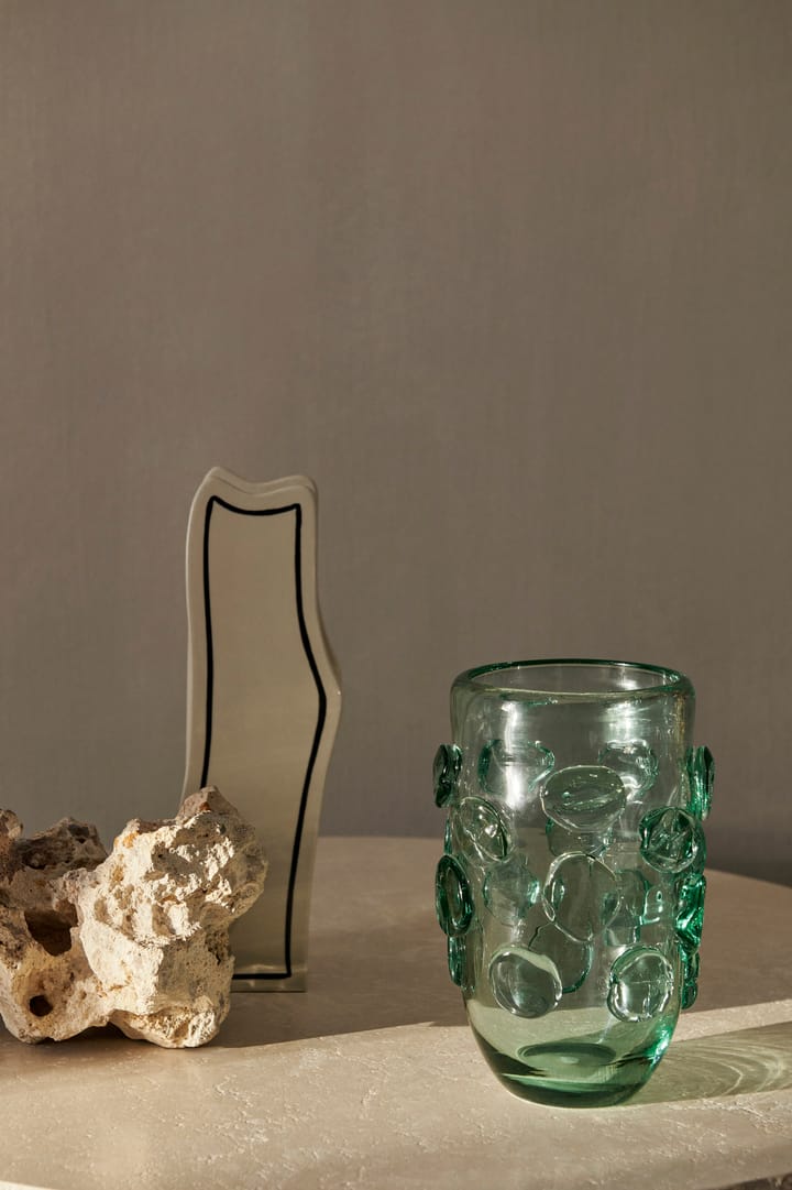 Lump vase Ø17x25 cm, Recycled clear ferm LIVING