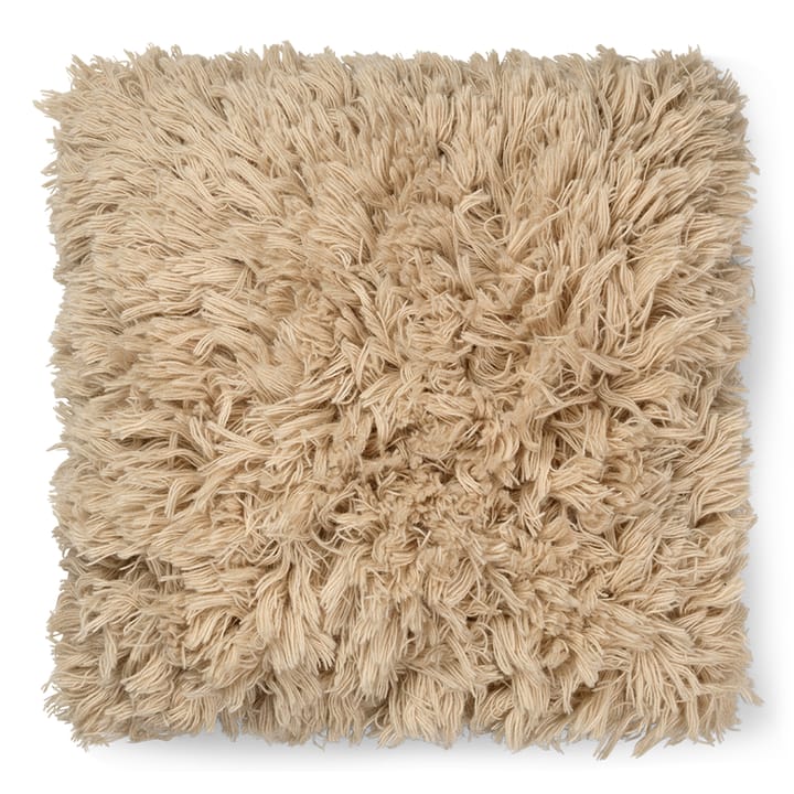 Meadow High Pile pude 50x50 cm, Light Sand ferm LIVING