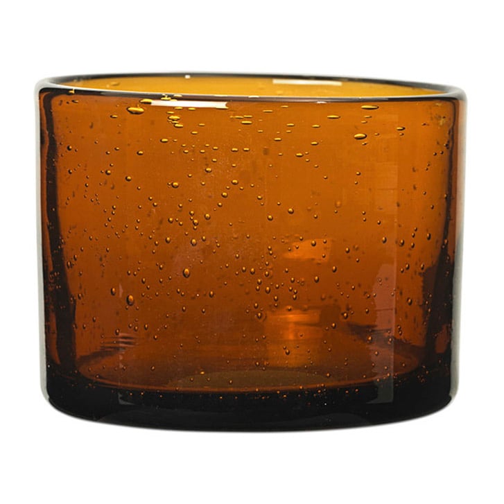 ferm LIVING Oli vandglas lavt 11 cl Amber