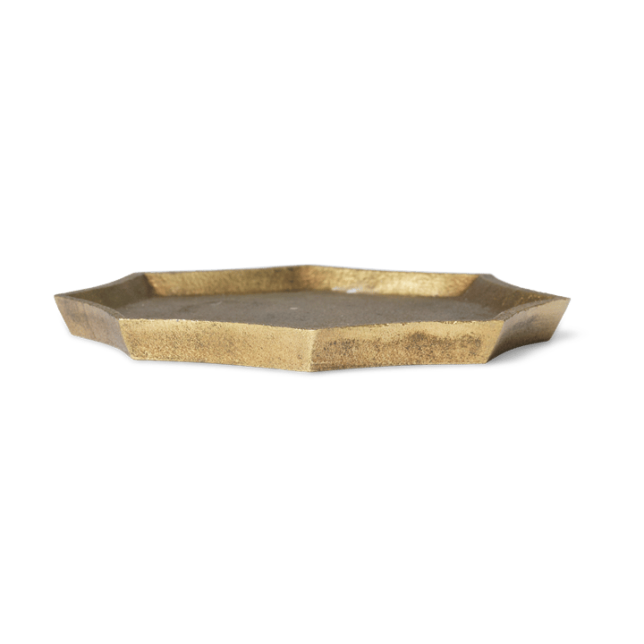 Otte dekorationsbakke 9,5x9,5 cm, Brass finish ferm LIVING